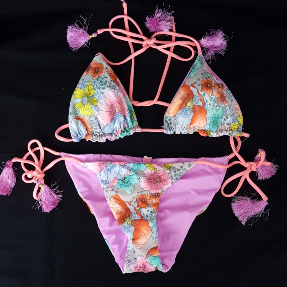 NEW! XSMALL REVERSIBLE BIKINI SET